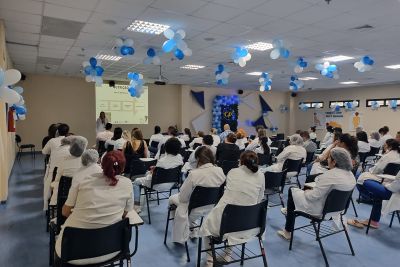 notícia: Hospital Abelardo Santos investe em capacitação no tratamento e cuidado com a pele de pacientes internados