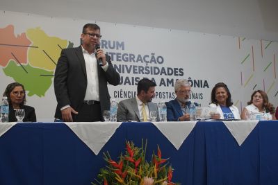 notícia:  Fórum de Integração das Universidades Estaduais da Amazônia inicia atividades