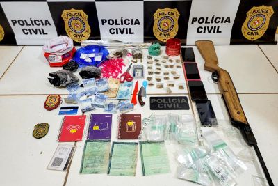 notícia: Polícia Civil prende 10 pessoas em operação de combate às drogas e associação criminosa 