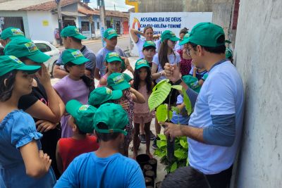 notícia: Crianças aprendem sobre a importância das florestas em atividade educativa do Ideflor-Bio