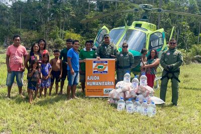 notícia: Graesp leva alimentos e água a comunidades indígenas no Oeste do Pará