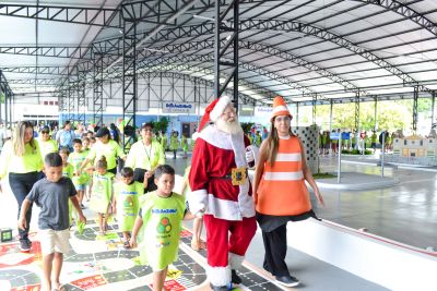 notícia: Detran promove 'Natal do Detranzinho' com crianças na Usipaz Cabanagem 