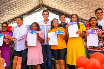 notícia: Mais de 170 famílias de Anajás são beneficiadas com cheques do programa 'Sua Casa'