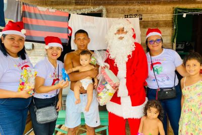 notícia: Natal solidário do HRPM beneficia mais de 150 famílias com distribuição de cestas básicas e brinquedos 