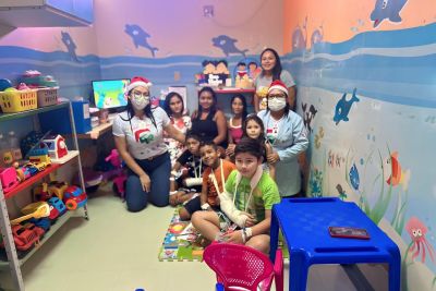 notícia: Hospital Regional Público do Marajó promove ação natalina para crianças internadas
