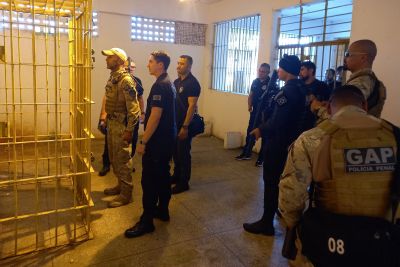 notícia: Seap realiza revistas em todas as unidades penais do Pará na operação 'Muralha Segura'