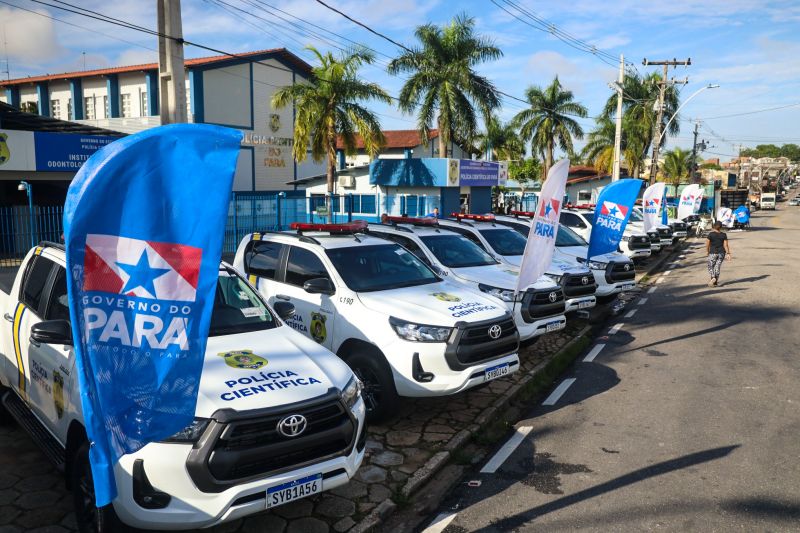 Governo do Estado fortalece estrutura da Polícia Científica com entregas de obras e viaturas