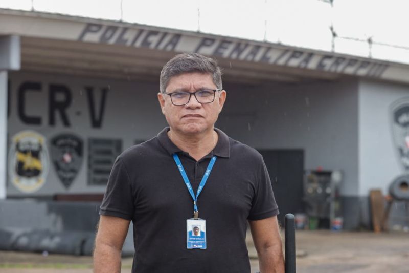 Odenir Margalho, diretor de adm Penitenciária <div class='credito_fotos'>Foto: Pedro Guerreiro / Ag. Pará   |   <a href='/midias/2024/originais/18249_ca4aad61-f926-8f7d-697c-cbfde54c4aa1.jpg' download><i class='fa-solid fa-download'></i> Download</a></div>