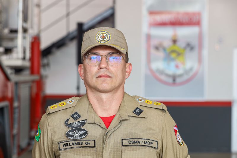 Tenente coronel Williames Florentino de Andrade    Comandante do centro de suprimento e manutenção de viaturas e materiais operacionais <div class='credito_fotos'>Foto: Marco Santos / Ag. Pará   |   <a href='/midias/2024/originais/18328_ad8b4679-80d7-e6ce-22cd-0f0f665646af.jpg' download><i class='fa-solid fa-download'></i> Download</a></div>