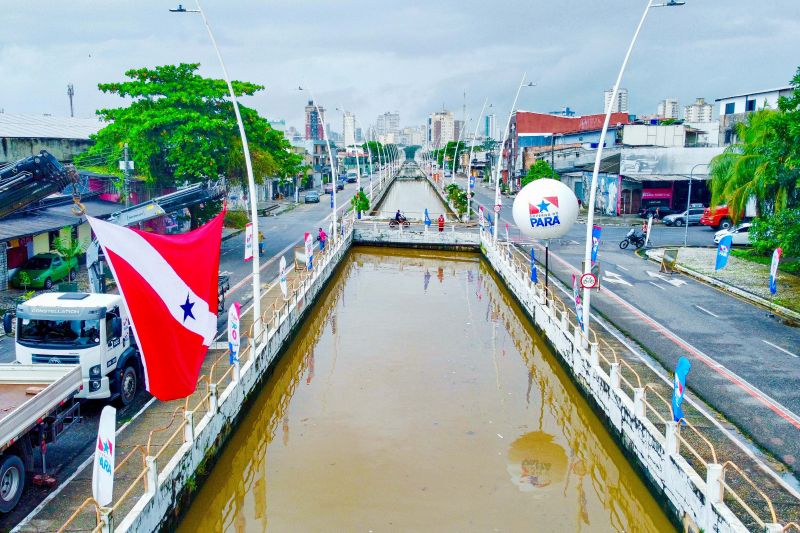 Canal da Avenida Tamandaré hoje: área será transformada em mais uma referência para o turismo na capital paraense