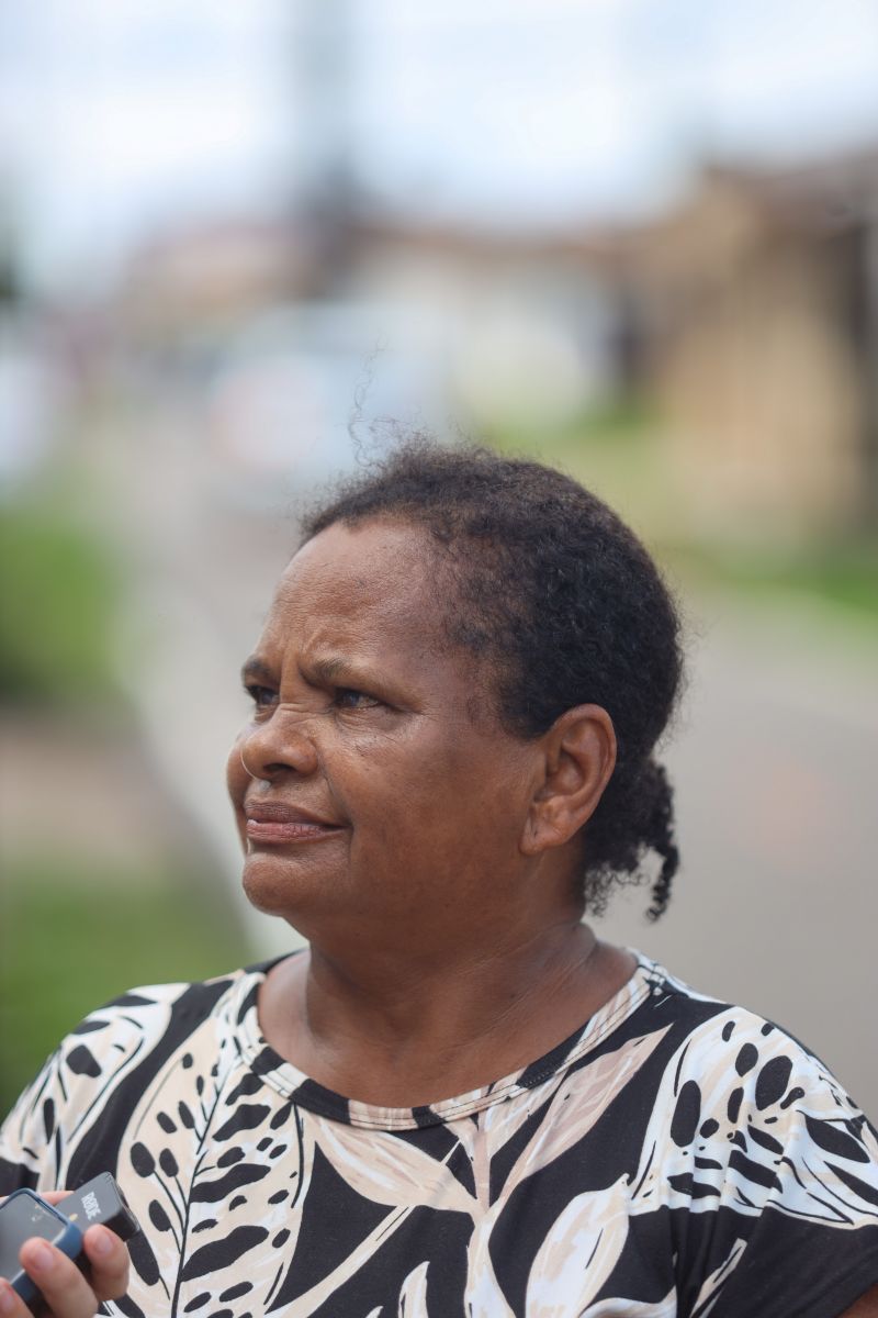 Maria do Socorro dos Reis - 61 - moradora há 30 anos - Dona de Casa - Rua Tapajós <div class='credito_fotos'>Foto: Bruno Cecim / Ag.Pará   |   <a href='/midias/2024/originais/19987_dec22a49-064b-303b-87a1-f95d76abad3b.jpg' download><i class='fa-solid fa-download'></i> Download</a></div>