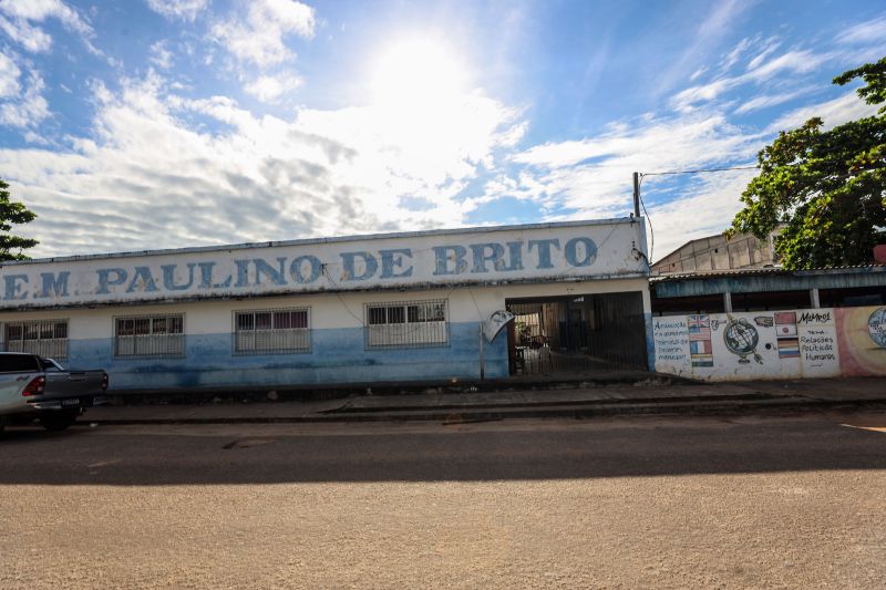 Local onde será construída a nova Escola Paulino de Brito • Centro Especializado de Atendimento a Meninas e Mulheres Marajoaras <div class='credito_fotos'>Foto: Marcelo Lelis / Ag. Pará   |   <a href='/midias/2024/originais/20113_cfdef33f-f06d-8cf7-b363-a46a8db30614.jpg' download><i class='fa-solid fa-download'></i> Download</a></div>