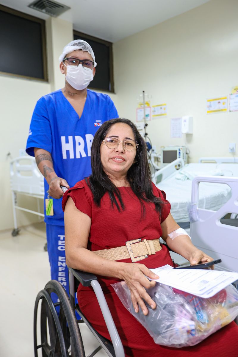 Nilzete Mota da Silva - professora / paciente hospital regional <div class='credito_fotos'>Foto: Marco Santos / Ag. Pará   |   <a href='/midias/2024/originais/20277_acf90bfc-f271-6b6e-eed8-fc5e295eece7.jpg' download><i class='fa-solid fa-download'></i> Download</a></div>