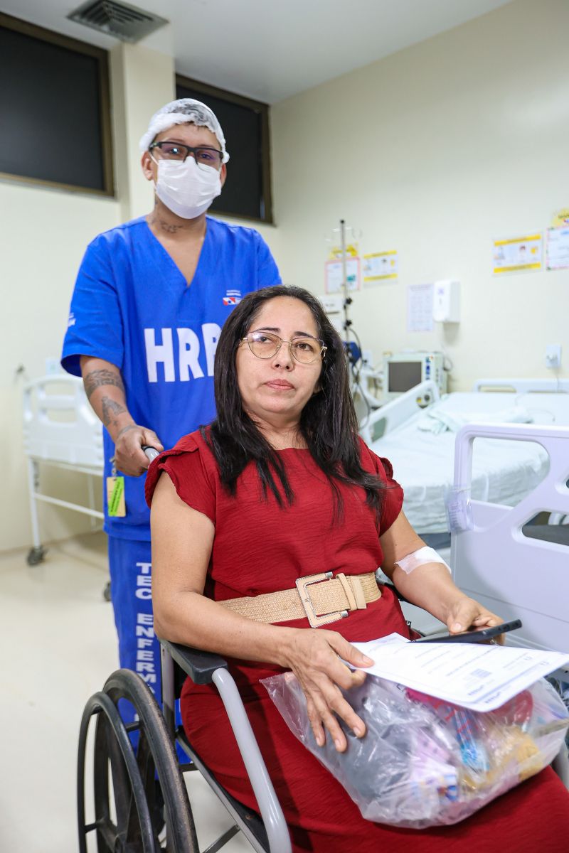 Nilzete Mota da Silva - professora / paciente hospital regional <div class='credito_fotos'>Foto: Marco Santos / Ag. Pará   |   <a href='/midias/2024/originais/20277_dc4c8b0a-7ace-26e5-d9fd-1efaf5112cf1.jpg' download><i class='fa-solid fa-download'></i> Download</a></div>