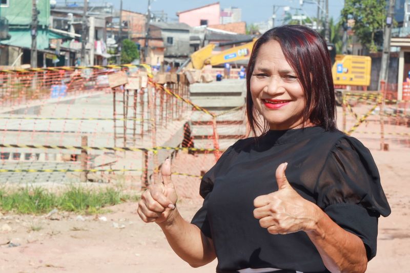 Eliete Brito, moradora e liderança comunitária da Cipriano Santos <div class='credito_fotos'>Foto: Bruno Cruz / Agência Pará   |   <a href='/midias/2024/originais/20753_c9cc7884-9a45-f2ce-b1bc-a9c939d38512.jpg' download><i class='fa-solid fa-download'></i> Download</a></div>