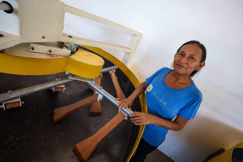 Ana Célia Lopes, produtora e presidente da COOPAFASP (Cooperativa de Agricultores Familiares da Comunidade São Pedro)