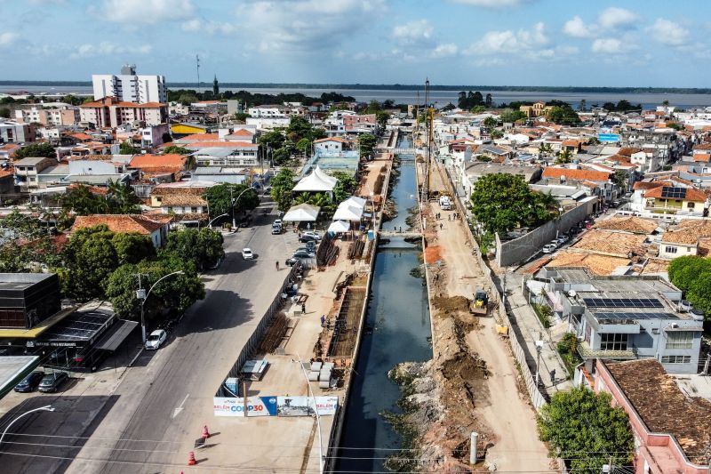 Vice-governadora Hana Ghassan visita obra da Nova Tamandaré, em Belém