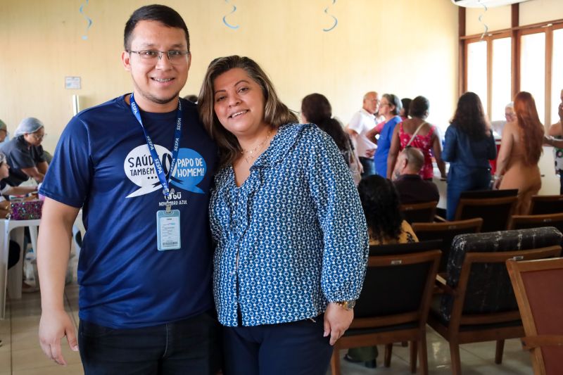 Coordenador SESPA Gabriel Miranda e Fúvia Brandão do departamento de Saúde da COHAB