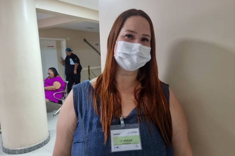 A paciente Juliana Lima elogiou a iniciativa do HJB para prevenção de doenças