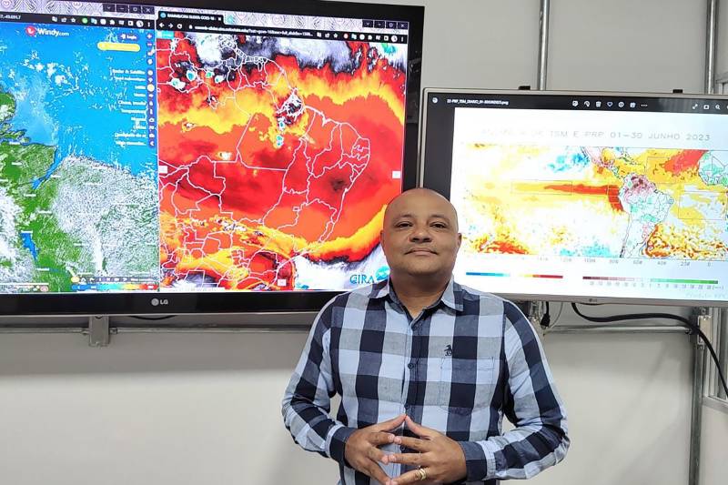 Antônio Sousa, coordenador do Núcleo de Monitoramento Hidrometeorológico da Semas