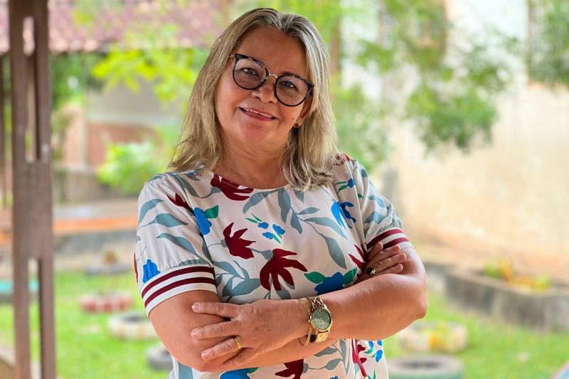 Marinelza Galvão - diretora da Escola São Felipe 