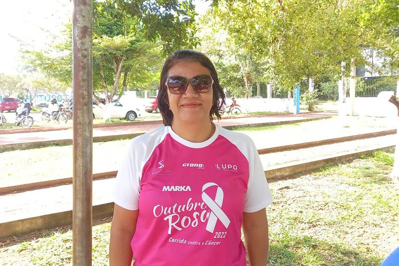 Katia Torres,doadora de primeira vez doando pela equipe Raça em Belterra