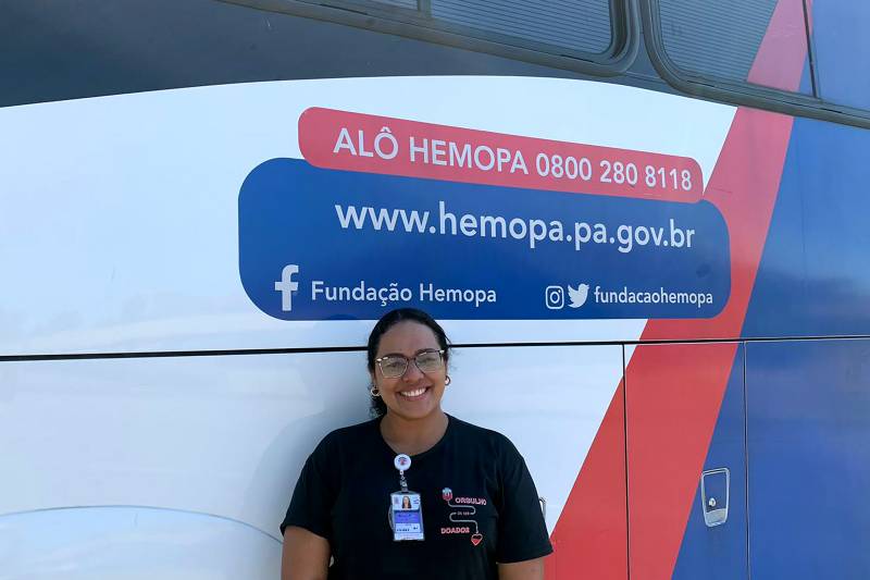 Assistente social do Hemopa, Marcela Silva