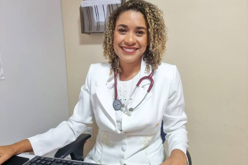 médica endocrinologista do HJB, Rafaela Miranda