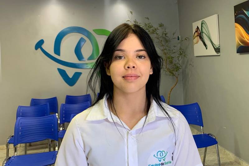 Rayssa Bessa, estudante e moradora da condor 