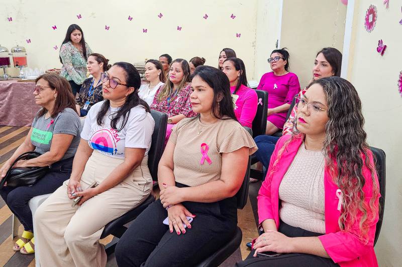 Servidoras e usuárias da Seju assistiram palestra  sobre saúde feminina