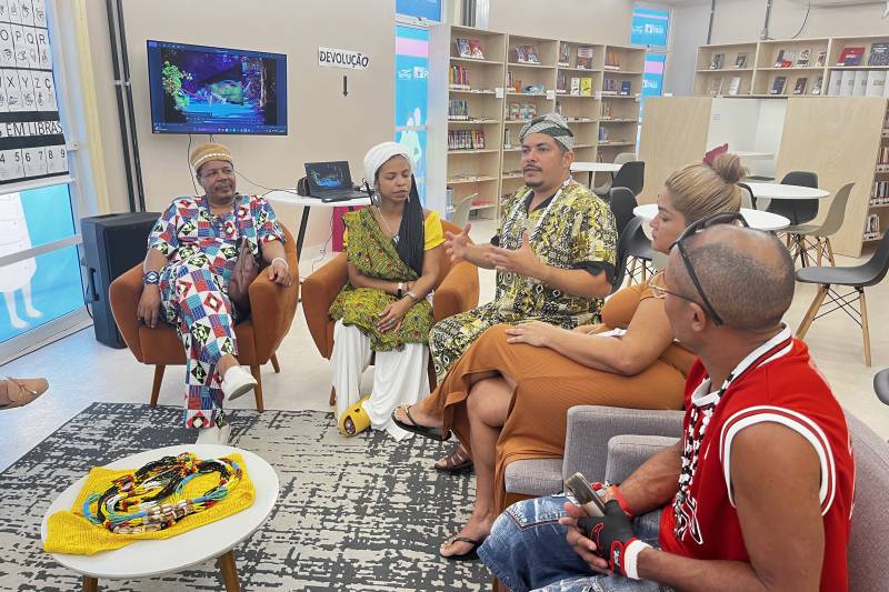 Roda de conversa sobre a violência contra religiões de Matriz Africana