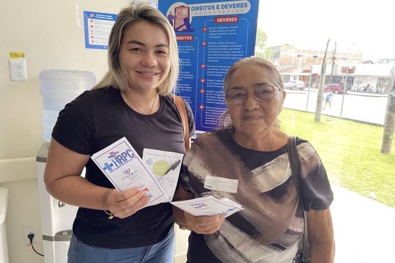 HRPC- Paula e sua mãe, Sebastiana, reconheceram a importância da iniciativa