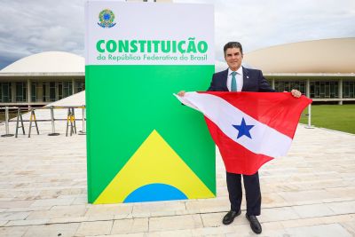 galeria: Governador do Pará afirma que democracia no Brasil é inegociável