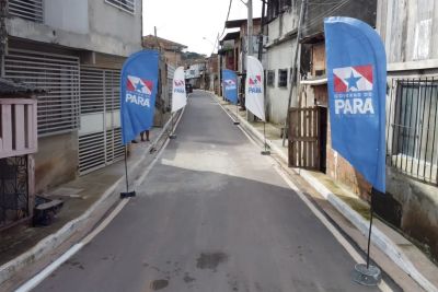 notícia: Obras de pavimentação no bairro do Curió-Utinga garantem melhorias para população