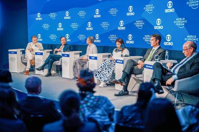 galeria: Em Davos, Helder Barbalho defende a compatibilização de desafios sociais e ambientais para o desenvolvimento sustentável