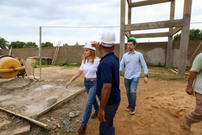 galeria: Vice Governadora visita obras Creche em Marabá FT Alex Ribeiro