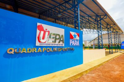 notícia: Em Conceição do Araguaia, Governo do Estado entrega quadra poliesportiva no campus VII da Uepa