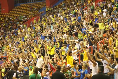 notícia: Seleção Brasileira de Basquete faz o primeiro treino, na Arena Mangueirinho, em Belém