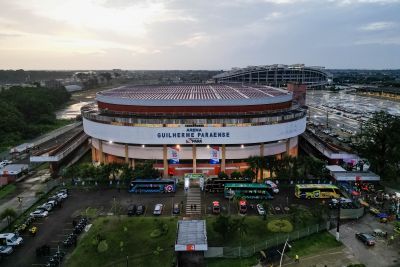 notícia: Seleção Brasileira de Basquete faz o primeiro treino, na Arena Mangueirinho, em Belém