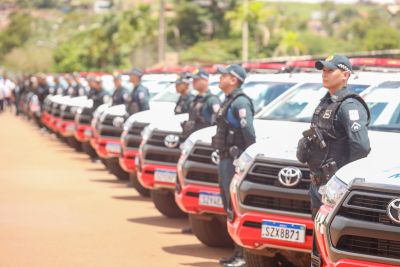 notícia: Em Altamira, Estado entrega novas viaturas para Polícia Militar 