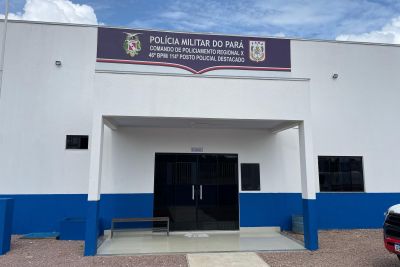 notícia: Obra do novo prédio do Posto Policial de Castelo de Sonhos está em fase de conclusão