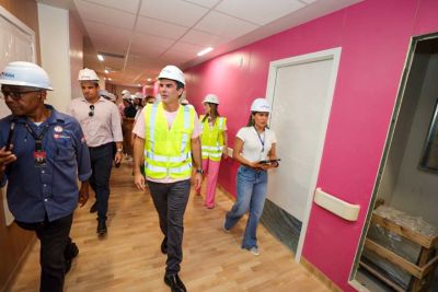 notícia: Comitiva do Governo do Estado conhece os espaços do Hospital da Mulher ‘Senhora de Nazaré’, em Belém 
