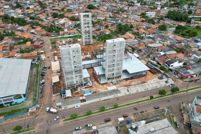 notícia: Comissão do governo visita as obras de construção do Novo Hospital Regional de Tucuruí