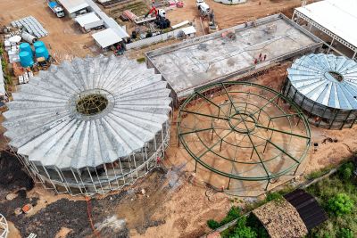 galeria: Obras da UsiPaz de Marabá alcançam 65% de execução