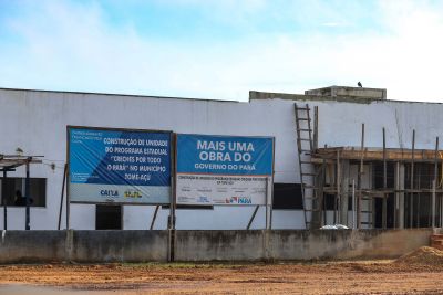 galeria: Agenda da Vice-governadora  Hana Ghassan em Tomé-Açú - Obras Creche