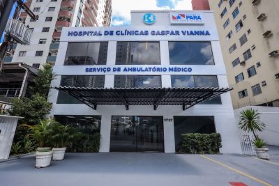 notícia: Obras do novo espaço de atendimento do Hospital de Clínicas Gaspar Vianna alcançam 95% dos serviços