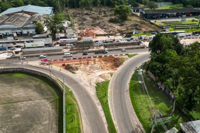 notícia: Viaduto da BR-316 com a Alça Viária está com 45% das obras concluídas