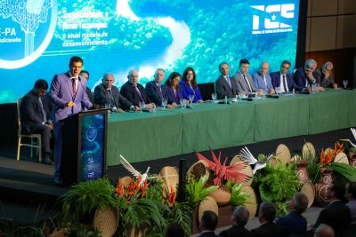 notícia: Helder Barbalho abre XI Fórum TCE-PA com destaque à sustentabilidade como prioridade entre instituições
