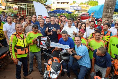 notícia: Estado incentiva empreendedores e entrega motos a trabalhadores em Novo Repartimento