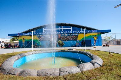 galeria: Governador Helder Barbalho inaugura ginásio de esportes em são Félix do Xingú